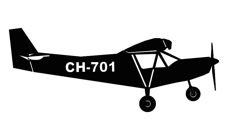 CH-701 wheel decal