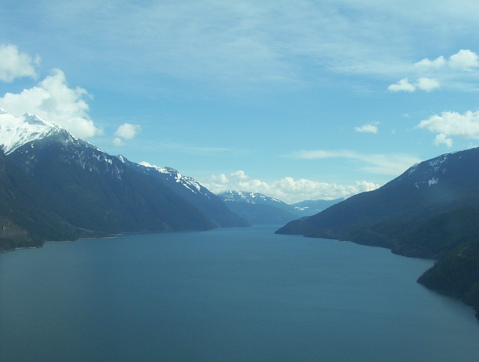 Forgot the lakes name, right beside Tipella airport, BC