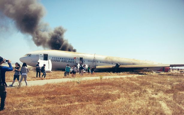 Fire on right side outside of cabin. no holes in top of plane yet.